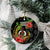 Love Vanuatu Christmas Ceramic Ornament God Yumi Polynesian Tribal Pattern