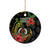 Love Vanuatu Christmas Ceramic Ornament God Yumi Polynesian Tribal Pattern