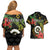 Love Vanuatu Christmas Couples Matching Off Shoulder Short Dress and Hawaiian Shirt God Yumi Polynesian Tribal Pattern