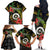 Love Vanuatu Christmas Family Matching Off The Shoulder Long Sleeve Dress and Hawaiian Shirt God Yumi Polynesian Tribal Pattern