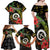 Love Vanuatu Christmas Family Matching Off Shoulder Maxi Dress and Hawaiian Shirt God Yumi Polynesian Tribal Pattern