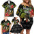 Love Vanuatu Christmas Family Matching Off Shoulder Short Dress and Hawaiian Shirt God Yumi Polynesian Tribal Pattern