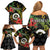 Love Vanuatu Christmas Family Matching Off Shoulder Short Dress and Hawaiian Shirt God Yumi Polynesian Tribal Pattern