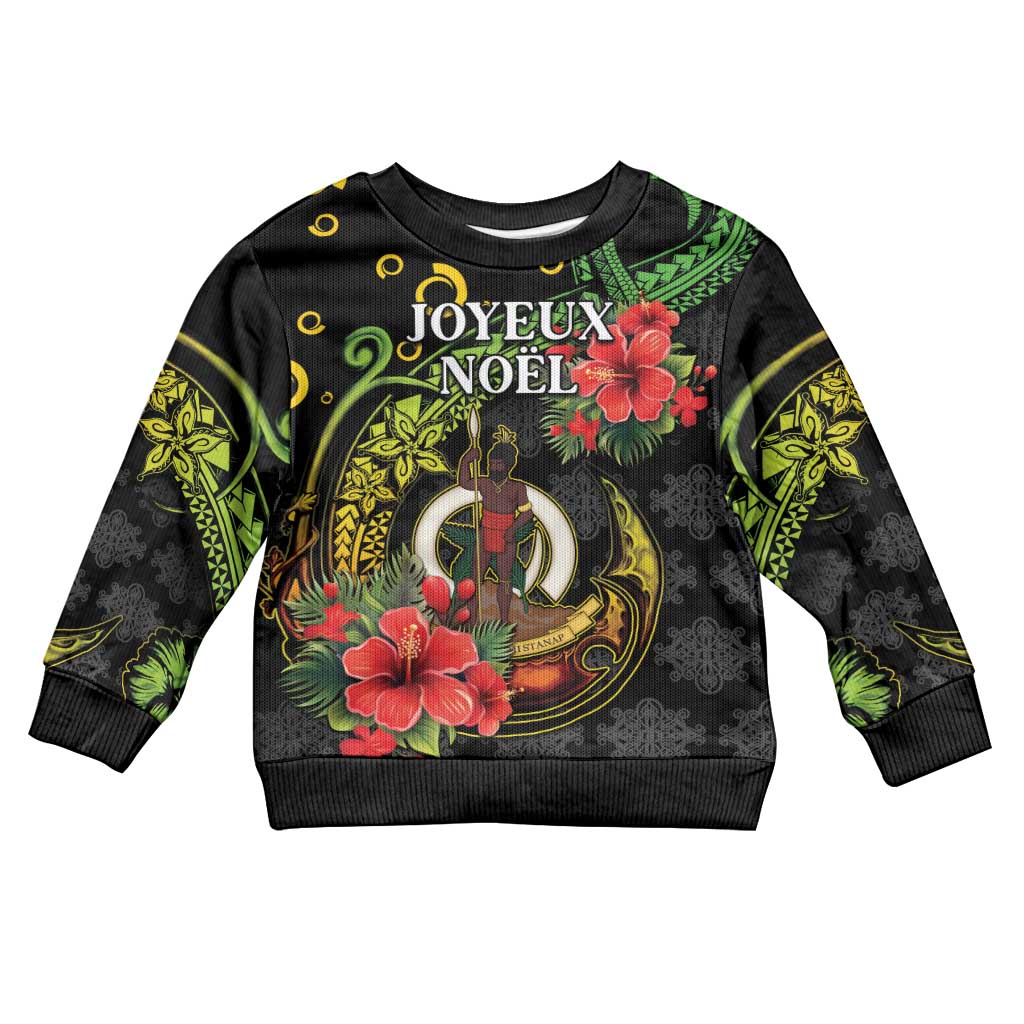 Love Vanuatu Christmas Kid Ugly Christmas Sweater God Yumi Polynesian Tribal Pattern