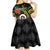 Love Vanuatu Christmas Kid Short Sleeve Dress God Yumi Polynesian Tribal Pattern