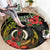 Love Vanuatu Christmas Round Carpet God Yumi Polynesian Tribal Pattern