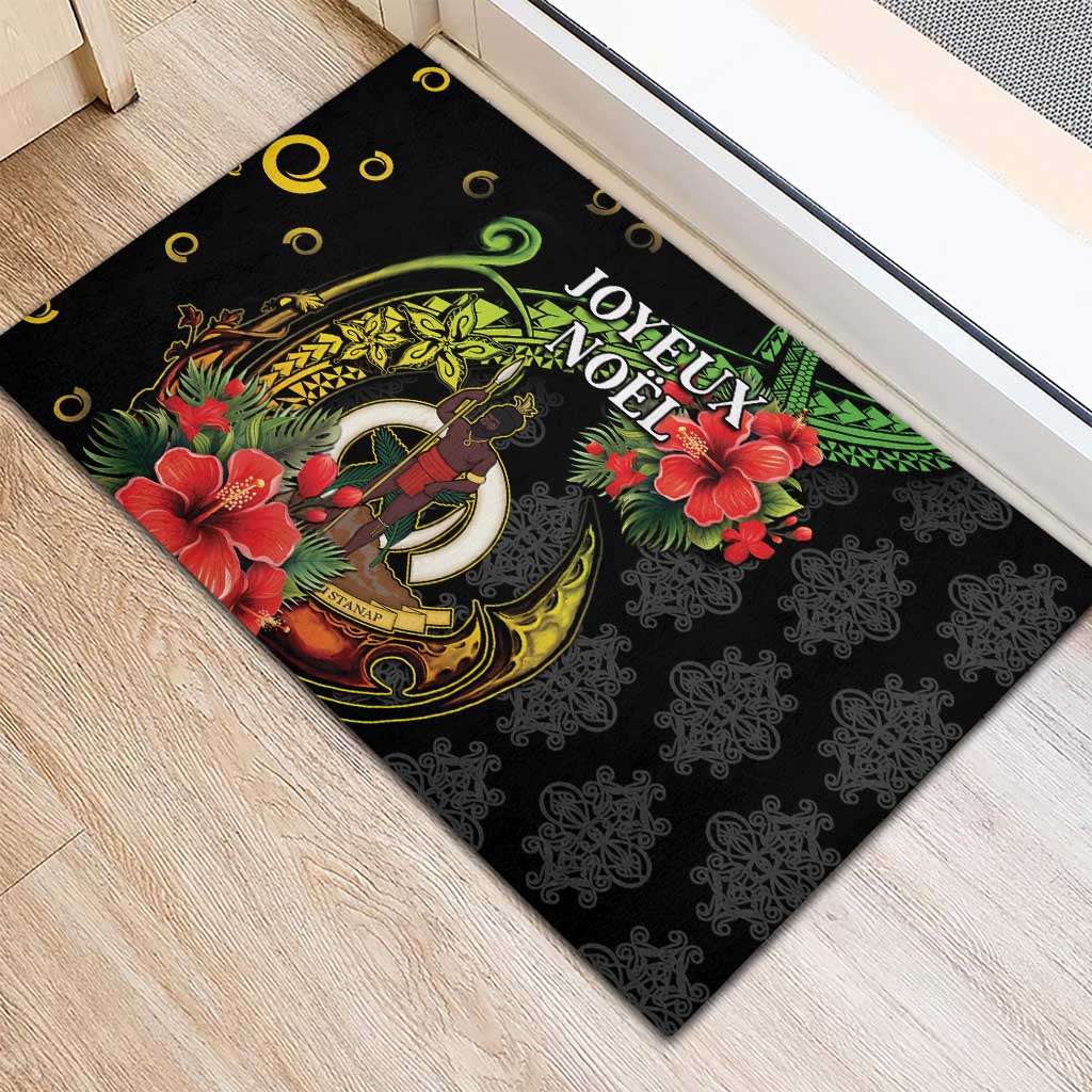 Love Vanuatu Christmas Rubber Doormat God Yumi Polynesian Tribal Pattern LT05 - Polynesian Pride