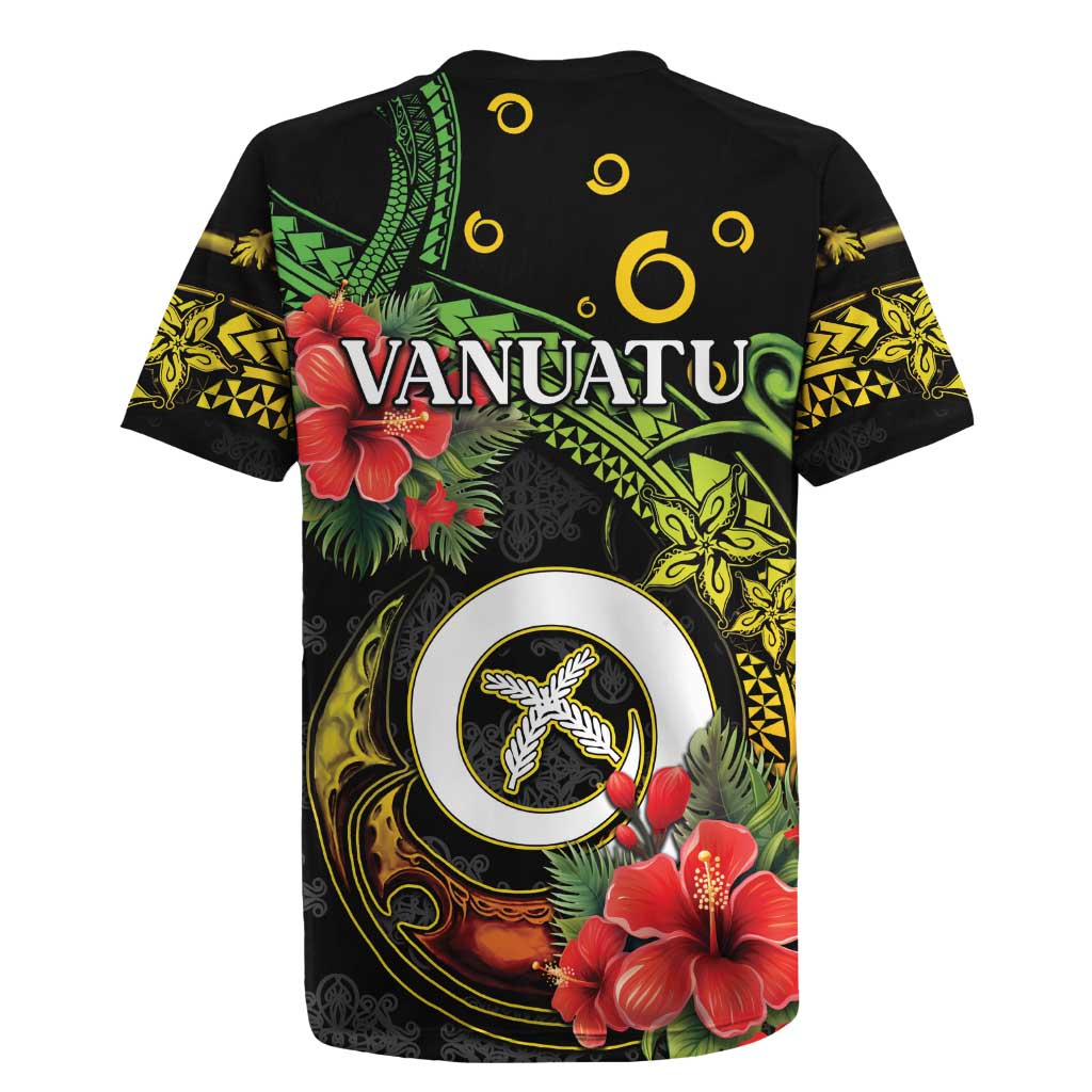 Love Vanuatu Christmas Rugby Jersey God Yumi Polynesian Tribal Pattern LT05 - Polynesian Pride