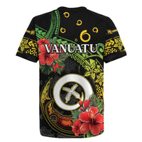 Love Vanuatu Christmas Rugby Jersey God Yumi Polynesian Tribal Pattern LT05 - Polynesian Pride