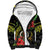 Love Vanuatu Christmas Sherpa Hoodie God Yumi Polynesian Tribal Pattern