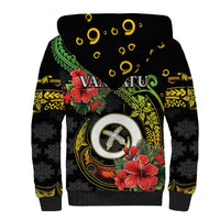 Love Vanuatu Christmas Sherpa Hoodie God Yumi Polynesian Tribal Pattern LT05 - Polynesian Pride