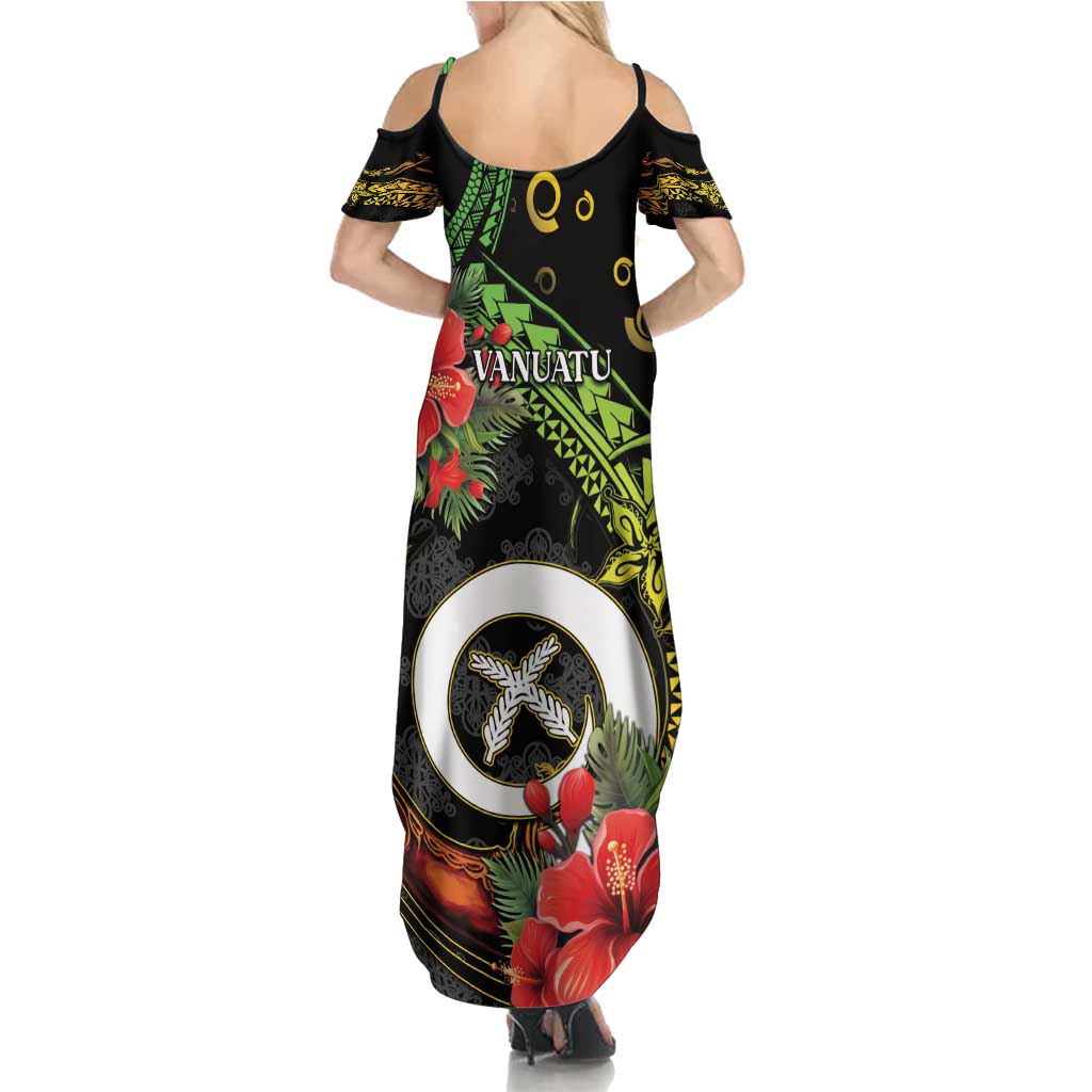 Love Vanuatu Christmas Summer Maxi Dress God Yumi Polynesian Tribal Pattern LT05 - Polynesian Pride