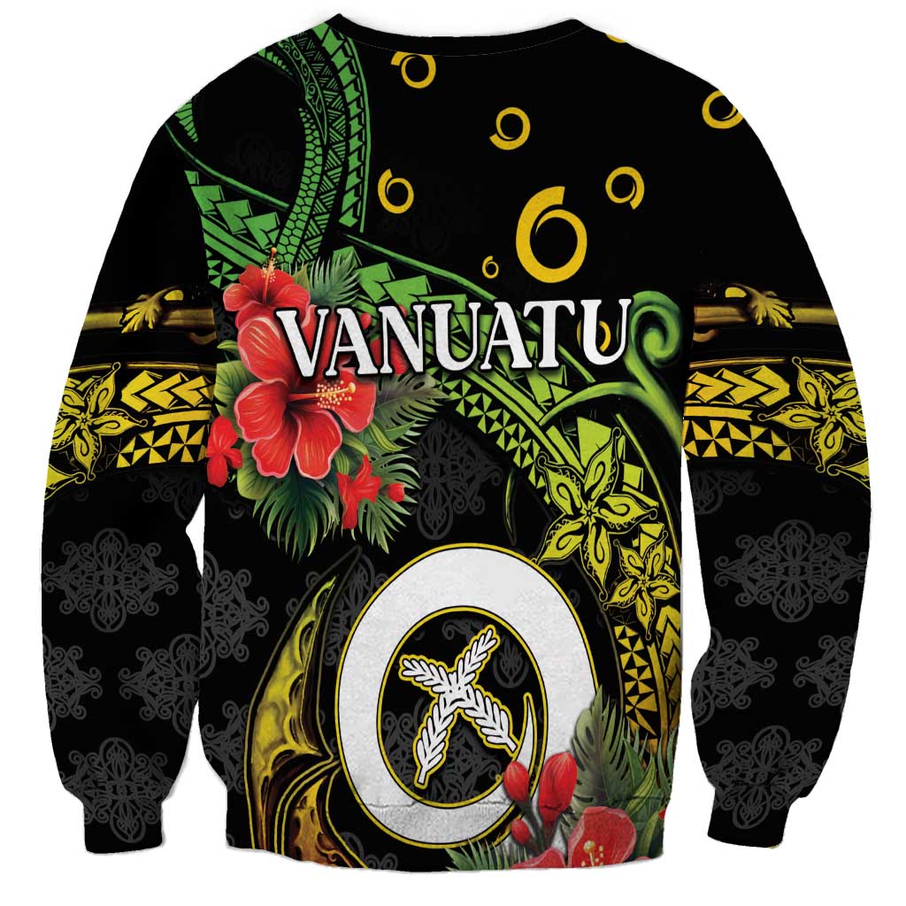 Love Vanuatu Christmas Sweatshirt God Yumi Polynesian Tribal Pattern LT05 - Polynesian Pride