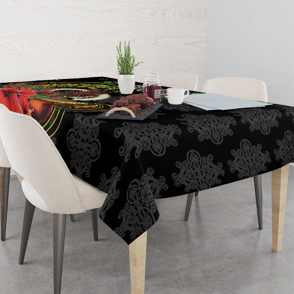 Love Vanuatu Christmas Tablecloth God Yumi Polynesian Tribal Pattern LT05 - Polynesian Pride