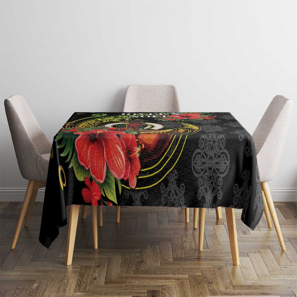 Love Vanuatu Christmas Tablecloth God Yumi Polynesian Tribal Pattern LT05 - Polynesian Pride
