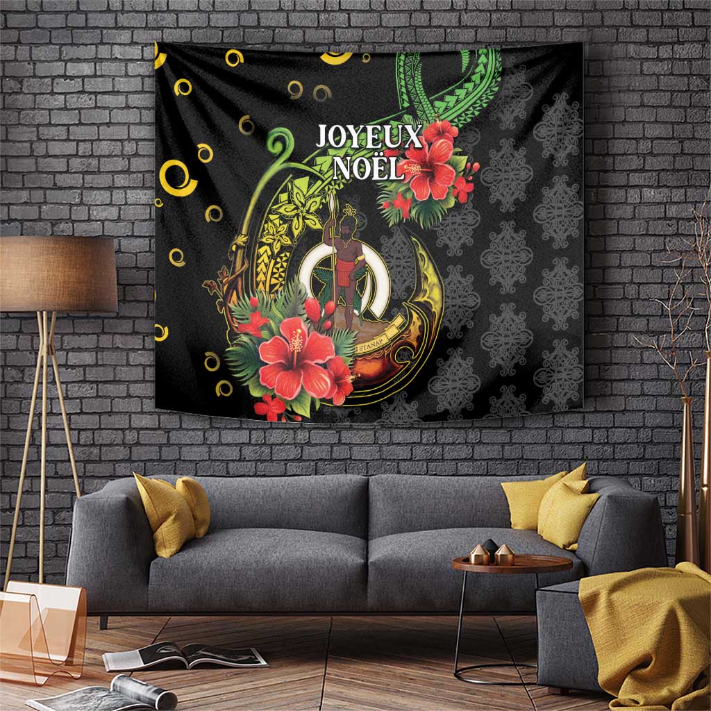 Love Vanuatu Christmas Tapestry God Yumi Polynesian Tribal Pattern