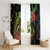 Love Vanuatu Christmas Window Curtain God Yumi Polynesian Tribal Pattern