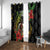 Love Vanuatu Christmas Window Curtain God Yumi Polynesian Tribal Pattern