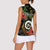 Love Vanuatu Christmas Women Sleeveless Polo Shirt God Yumi Polynesian Tribal Pattern