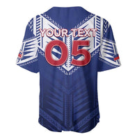 Super Toa Samoa Rugby Custom Baseball Jersey Warrior Spirit LT05