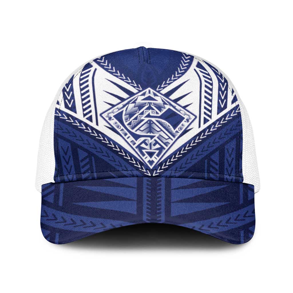 Super Toa Samoa Rugby Baseball Net Cap Warrior Spirit - Polynesian Pride