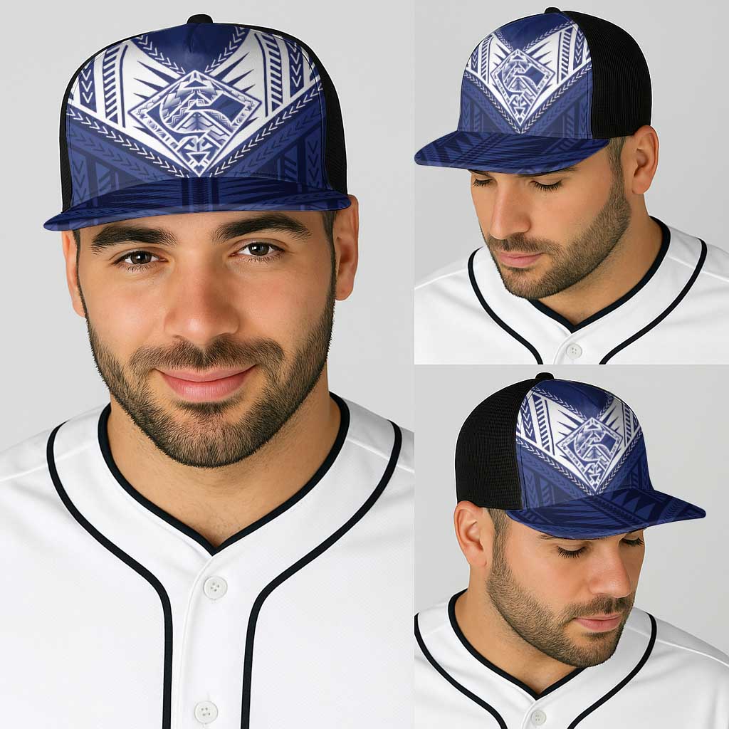 Super Toa Samoa Rugby Baseball Net Cap Warrior Spirit - Polynesian Pride