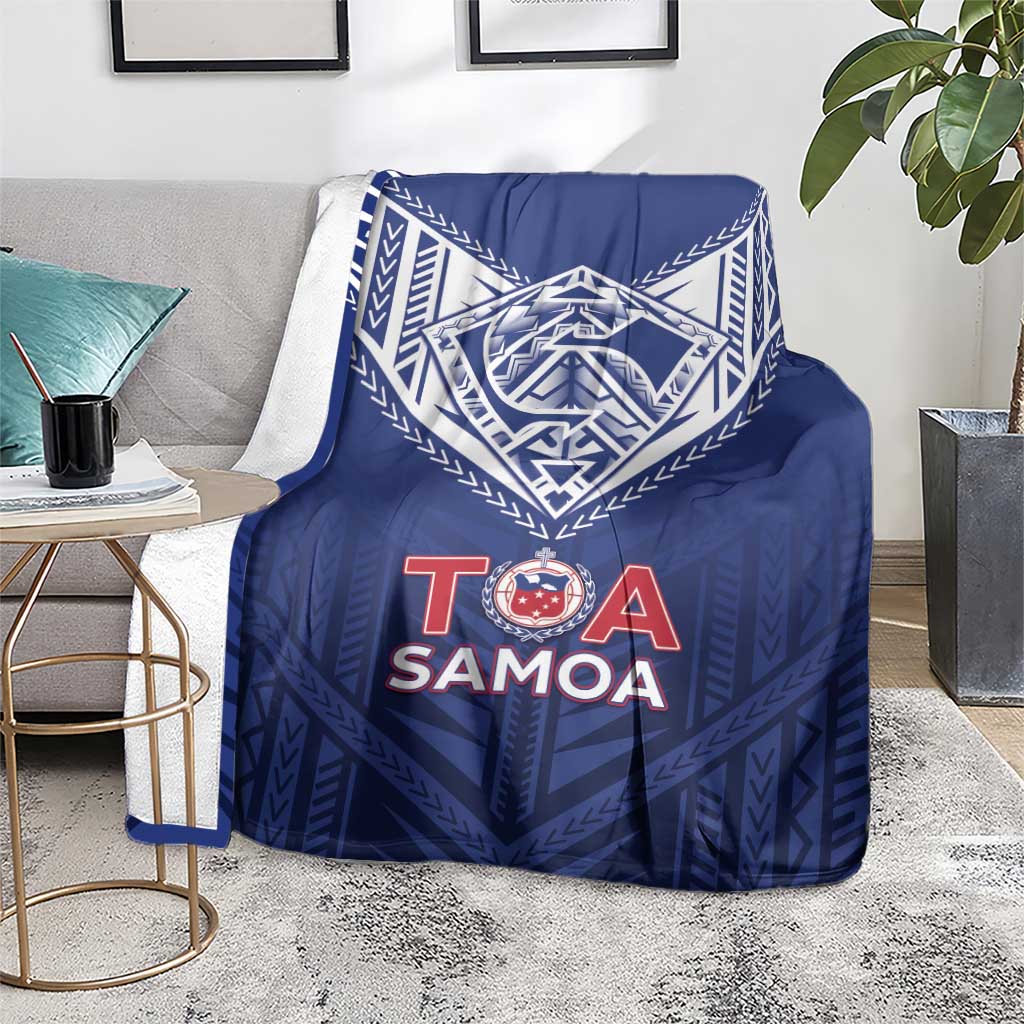 Super Toa Samoa Rugby Blanket Warrior Spirit LT05