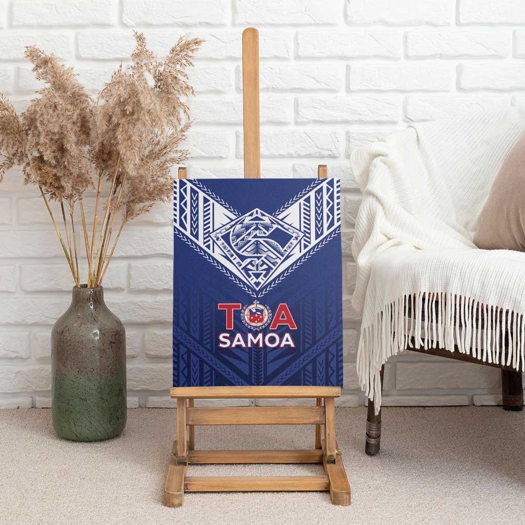 Super Toa Samoa Rugby Canvas Wall Art Warrior Spirit LT05