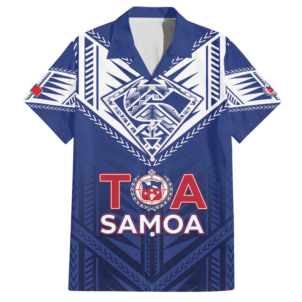 Super Toa Samoa Rugby Custom Family Matching Summer Maxi Dress and Hawaiian Shirt Warrior Spirit LT05