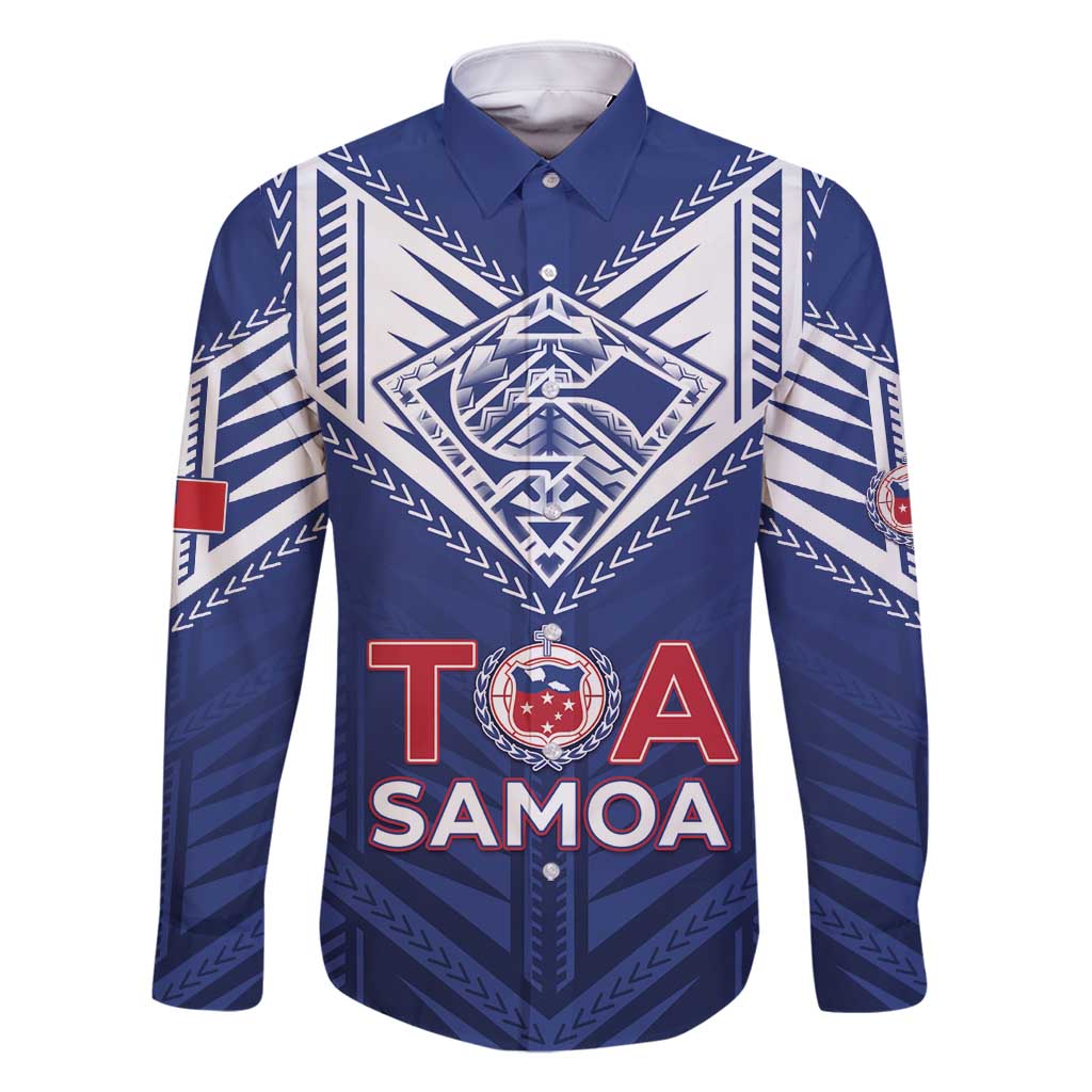 Super Toa Samoa Rugby Custom Family Matching Tank Maxi Dress and Hawaiian Shirt Warrior Spirit LT05