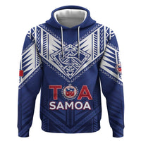 Super Toa Samoa Rugby Custom Hoodie Warrior Spirit LT05