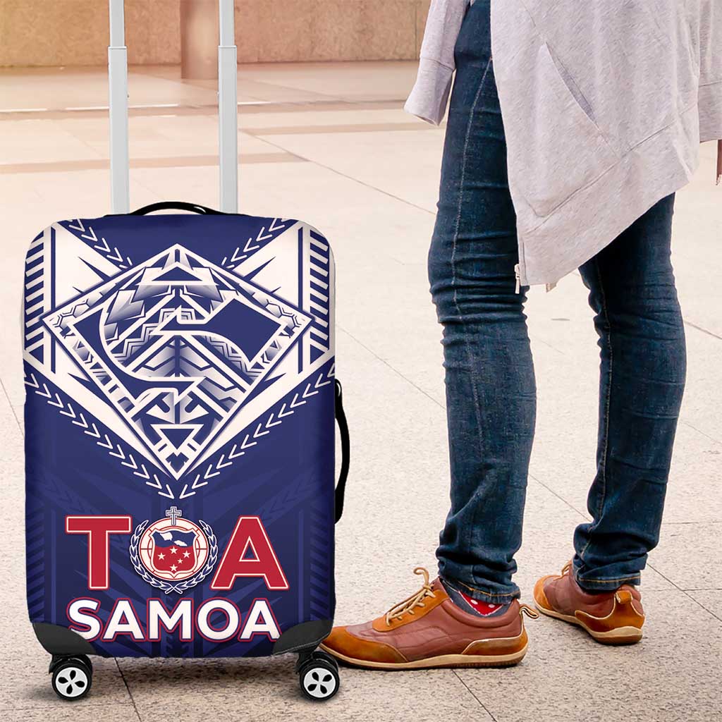 Super Toa Samoa Rugby Luggage Cover Warrior Spirit LT05