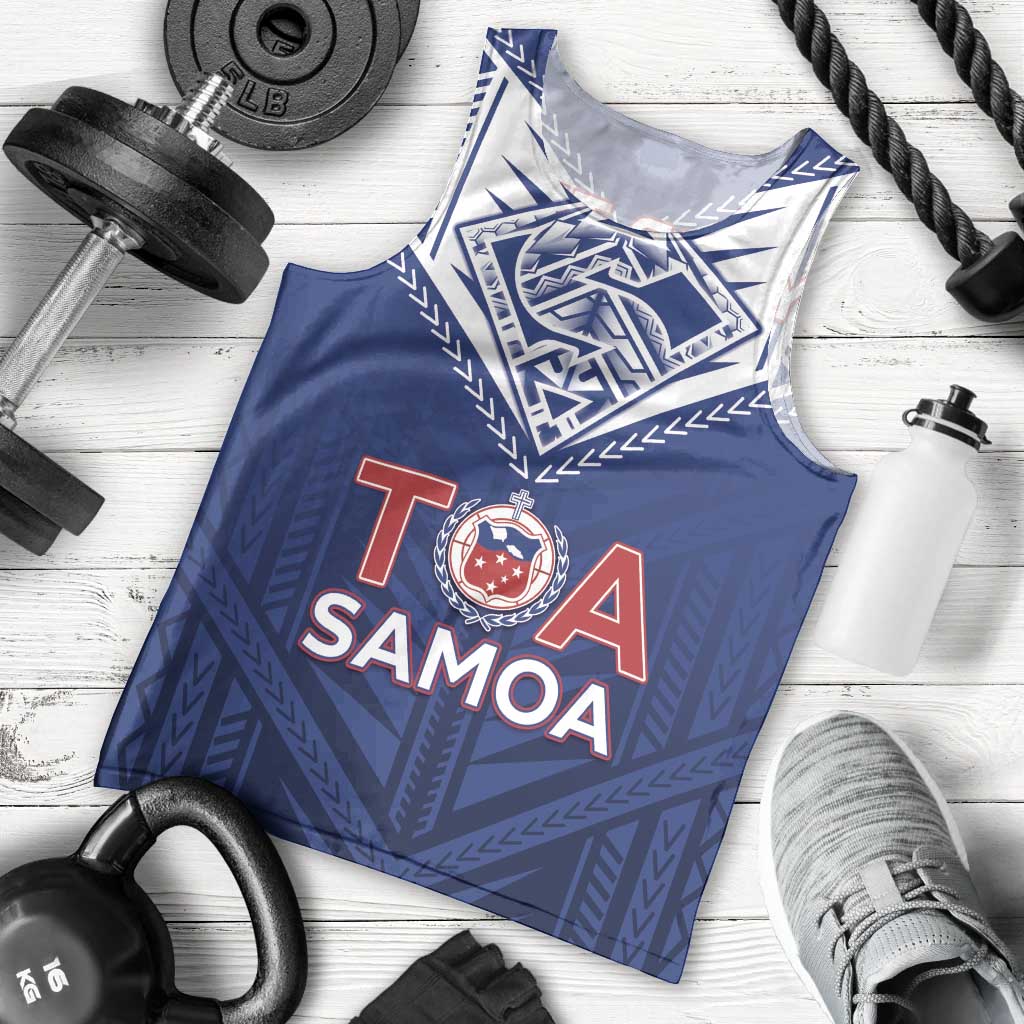 Super Toa Samoa Rugby Custom Men Tank Top Warrior Spirit LT05