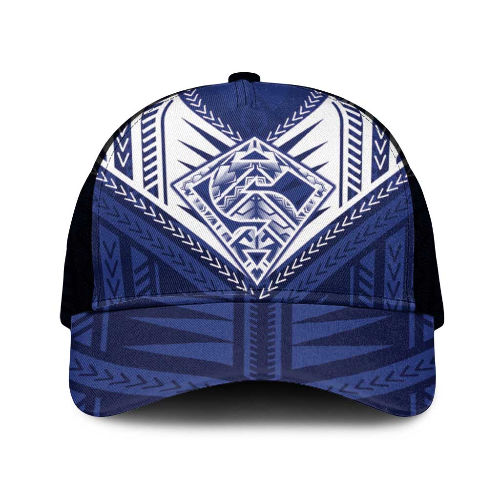 Super Toa Samoa Rugby Mesh Trucker Cap Warrior Spirit - Polynesian Pride