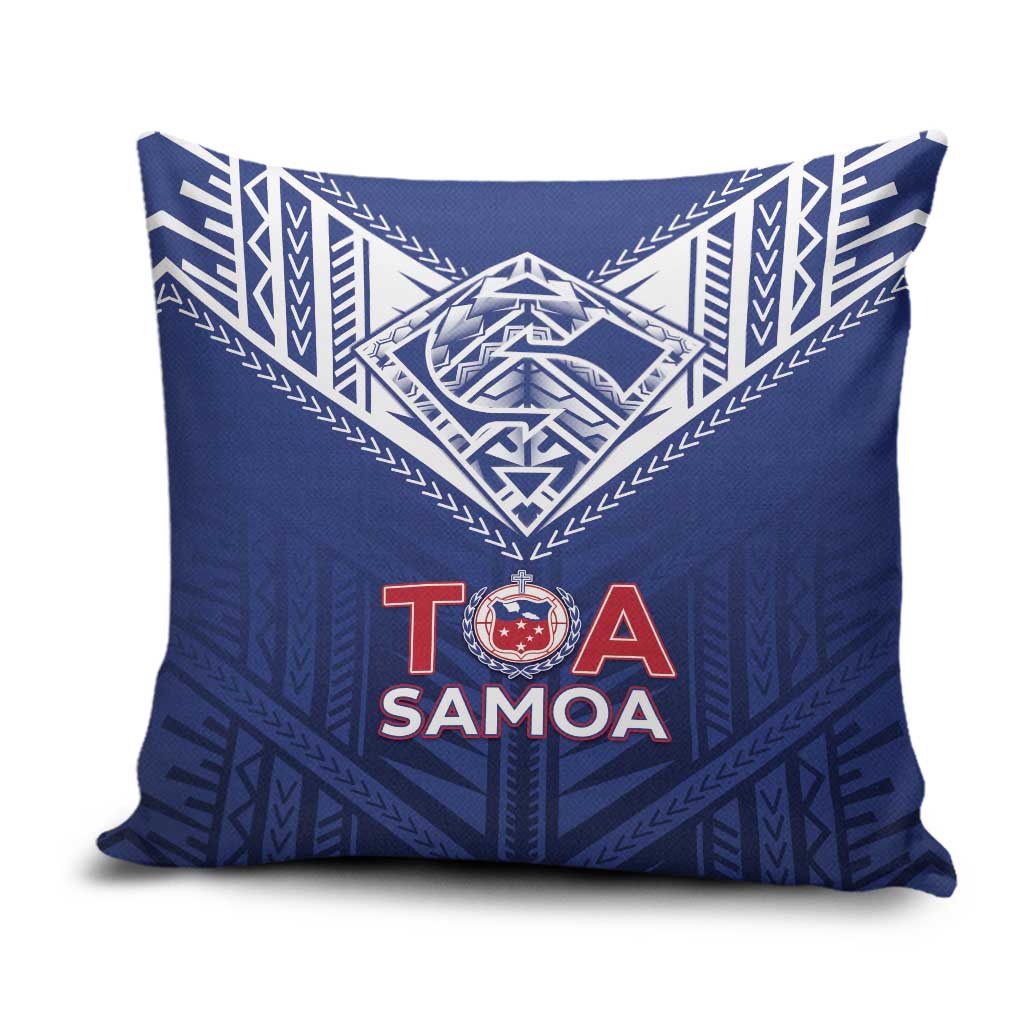 Super Toa Samoa Rugby Pillow Cover Warrior Spirit LT05