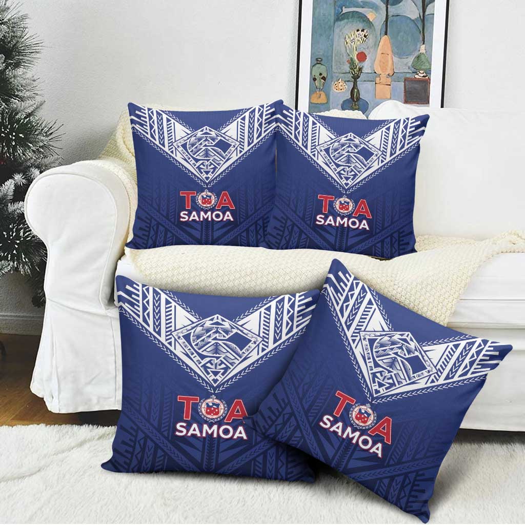 Super Toa Samoa Rugby Pillow Cover Warrior Spirit LT05