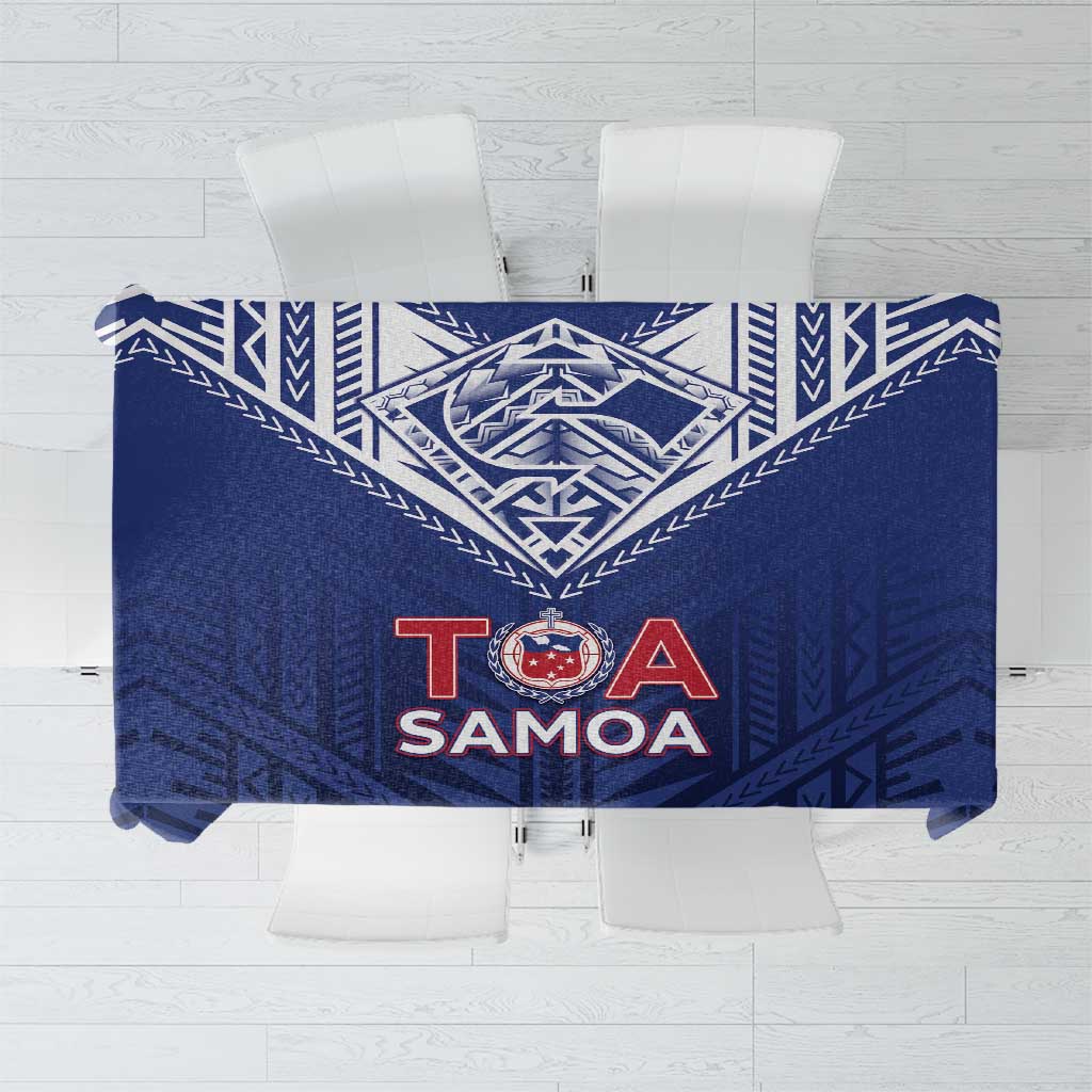Super Toa Samoa Rugby Tablecloth Warrior Spirit LT05