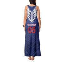 Super Toa Samoa Rugby Custom Tank Maxi Dress Warrior Spirit LT05
