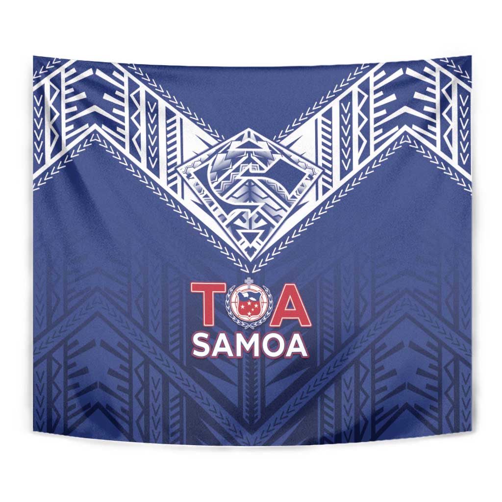 Super Toa Samoa Rugby Tapestry Warrior Spirit LT05