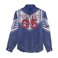 Super Toa Samoa Rugby Custom Women Casual Shirt Warrior Spirit LT05