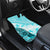 Hawaiian Tapa Car Mats Traditional Vintage Pattern Aqua LT05 - Polynesian Pride