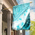 Hawaiian Tapa Garden Flag Traditional Vintage Pattern Aqua LT05 House Flag Aqua - Polynesian Pride