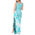 Hawaiian Tapa Tank Maxi Dress Traditional Vintage Pattern Aqua LT05 - Polynesian Pride