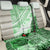 Hawaiian Tapa Back Car Seat Cover Traditional Vintage Pattern Green LT05 - Polynesian Pride