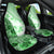 Hawaiian Tapa Car Seat Cover Traditional Vintage Pattern Green LT05 One Size Green - Polynesian Pride