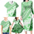 Hawaiian Tapa Family Matching Long Sleeve Bodycon Dress and Hawaiian Shirt Traditional Vintage Pattern Green LT05 - Polynesian Pride