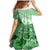 Hawaiian Tapa Family Matching Mermaid Dress and Hawaiian Shirt Traditional Vintage Pattern Green LT05 - Polynesian Pride