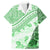 Hawaiian Tapa Family Matching Mermaid Dress and Hawaiian Shirt Traditional Vintage Pattern Green LT05 Dad's Shirt - Short Sleeve Green - Polynesian Pride