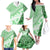 Hawaiian Tapa Family Matching Off Shoulder Long Sleeve Dress and Hawaiian Shirt Traditional Vintage Pattern Green LT05 - Polynesian Pride