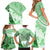 Hawaiian Tapa Family Matching Short Sleeve Bodycon Dress and Hawaiian Shirt Traditional Vintage Pattern Green LT05 - Polynesian Pride